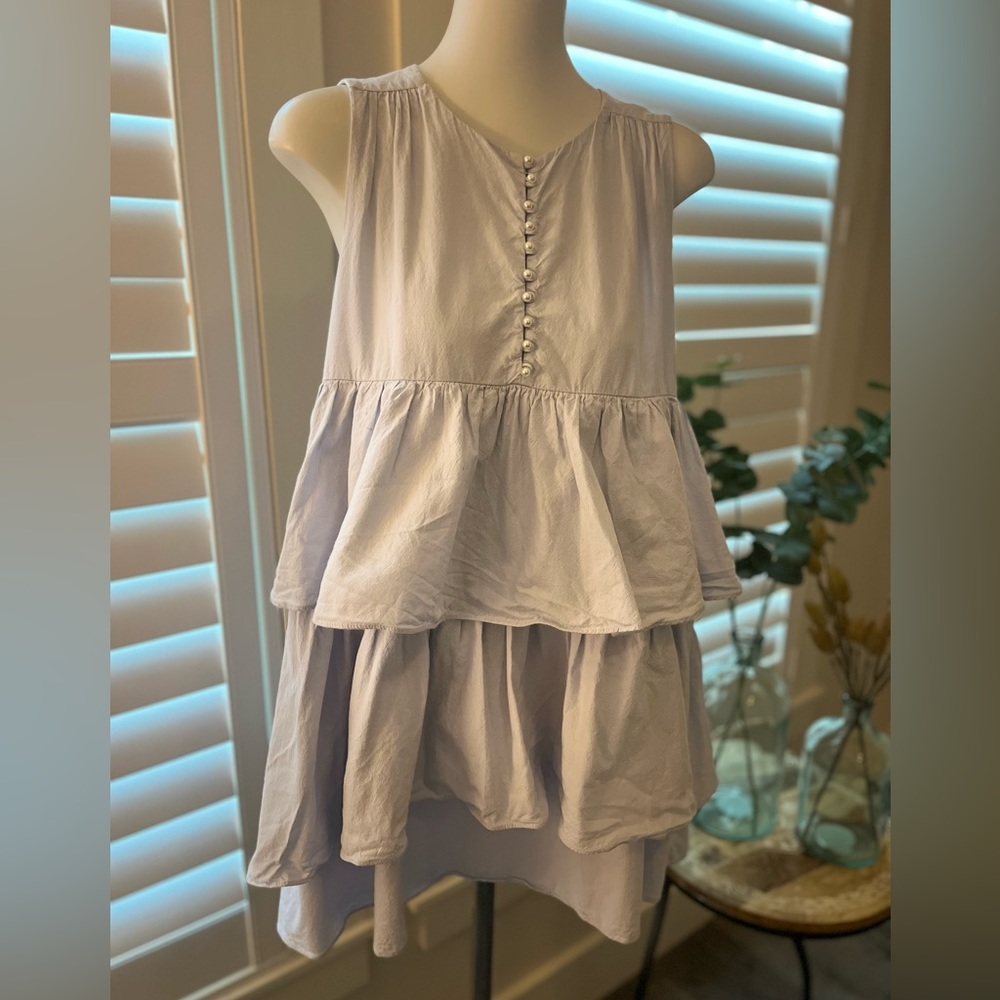 Zara mini light blue dress 100%